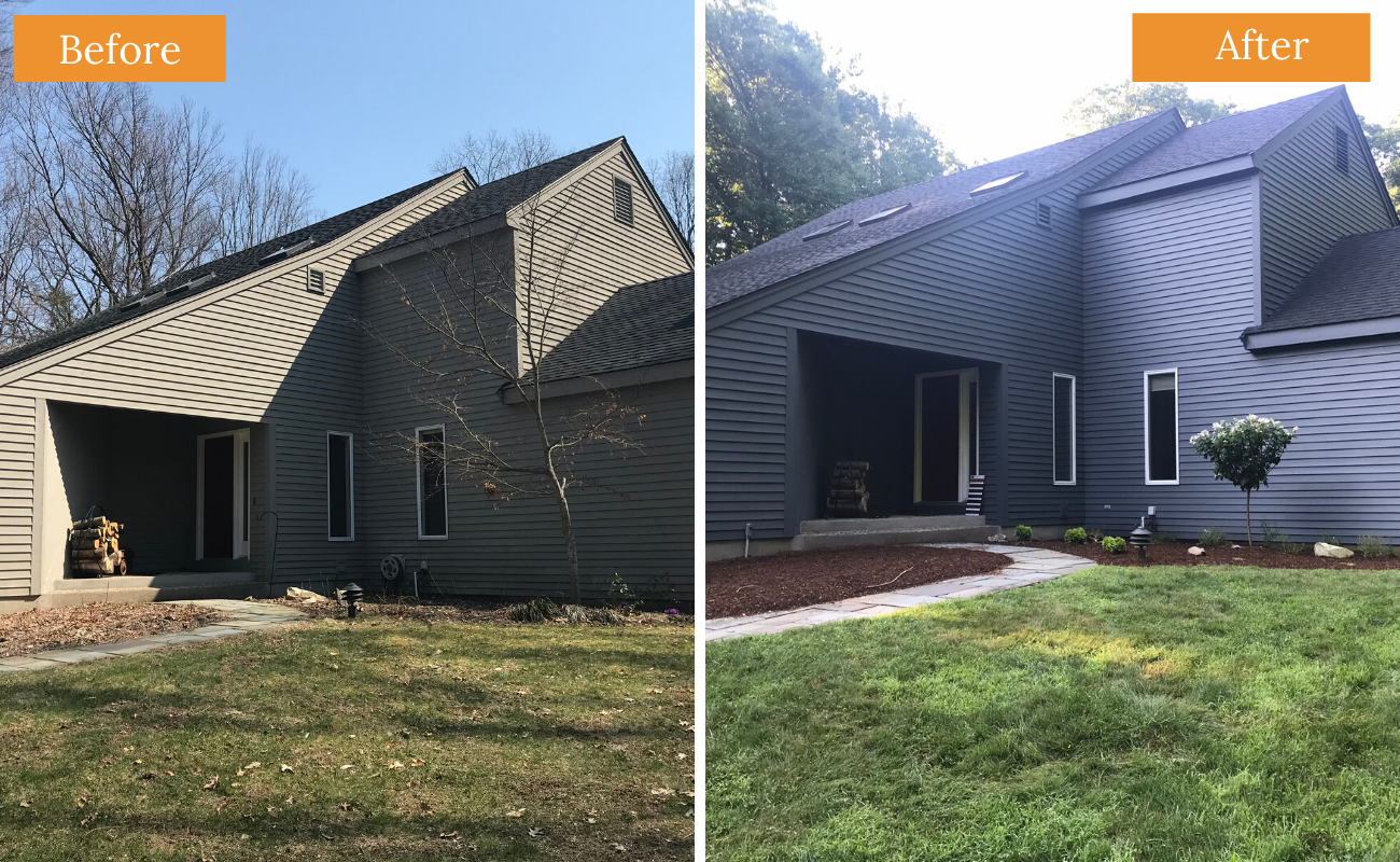 Exterior House Painting in Avon, CT Rozio Painting and Renovations